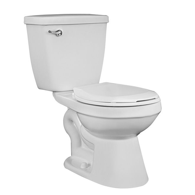 Project Source Eco to Go 2-Piece Toilet - Round Bowl - 4.8-L