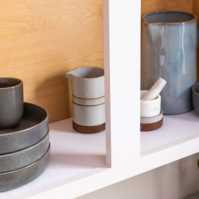 Duck Easyliner 12in x 24ft Smooth White Vinyl Shelf Liner 288099