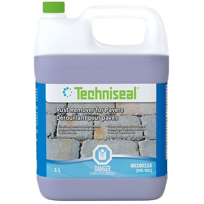 Techniseal Rust Remover - Dissolve Stain - For Pavers and Slabs - 1 L