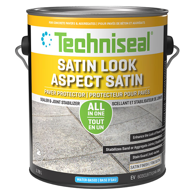 Techniseal Paver Sealant and Protector - Satin Look - Clear - 3.78 L