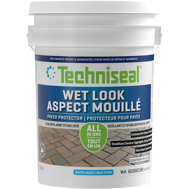 Techniseal 18.93 L Colour Boost Protector Semi-Gloss Finish Concrete Paver Protector
