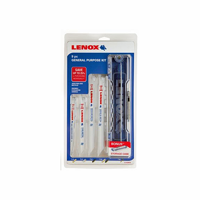 Lenox Reciprocating Saw Blades - Bi-Metal - General Purpose Kit