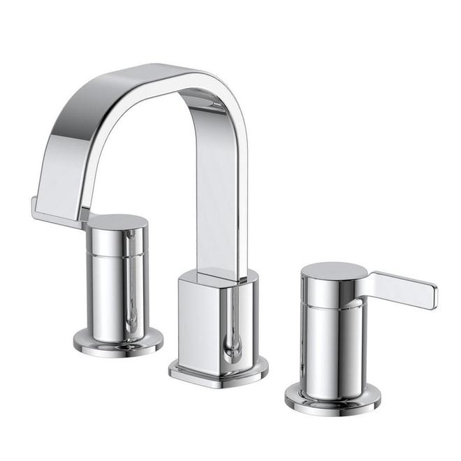 Allen + Roth Hali 2-Handle Bathroom Faucet - Chrome