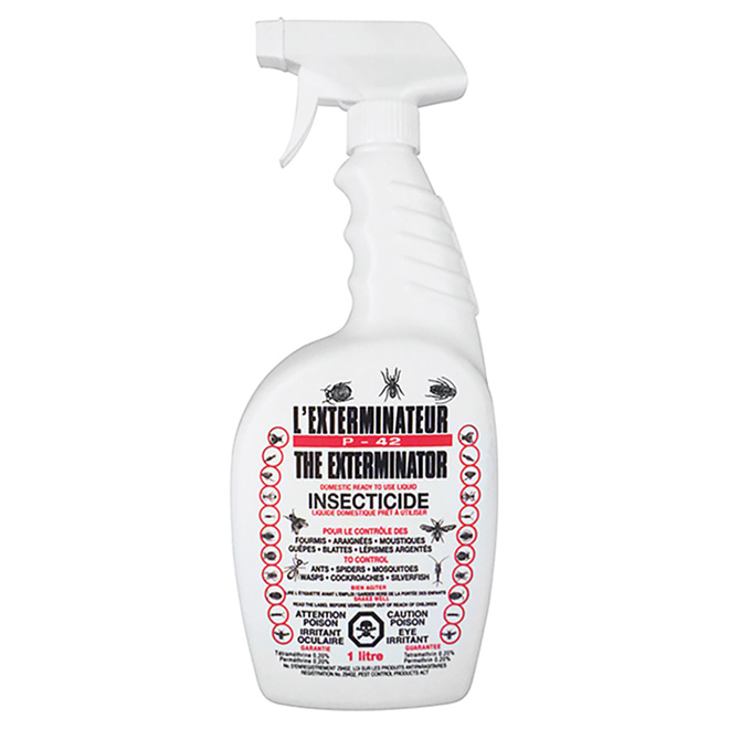 Insecticide liquide L'Exterminateur de Puroguard prêt à l'emploi, 1 L