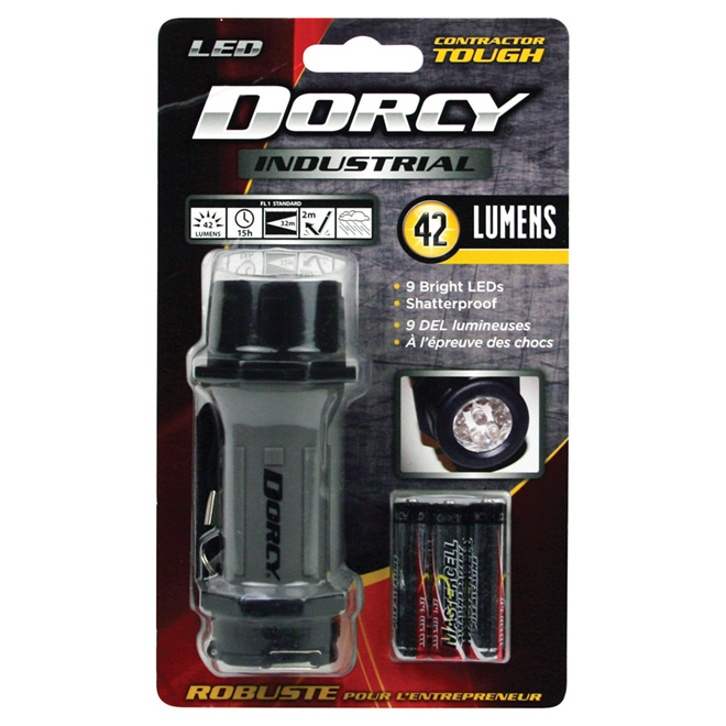 Dorcy Compact Flashlight - Industrial - 9 LED Lights
