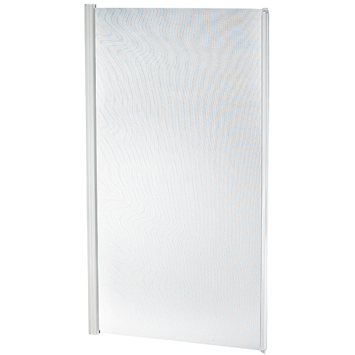 Porte moustiquaire Illusion de NovaVision, rétractable, blanche, aluminium