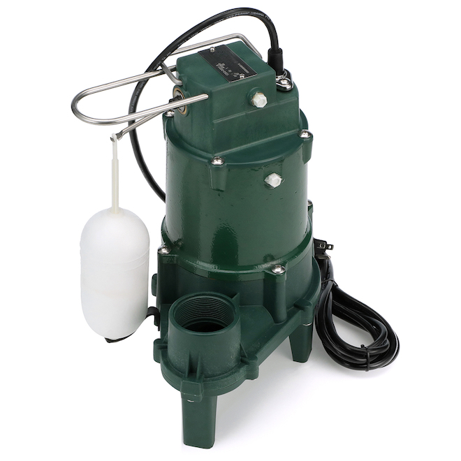 Zoeller Pro Sewage Pump 1/2HP Cast Iron Subersible Sump Pump 1263