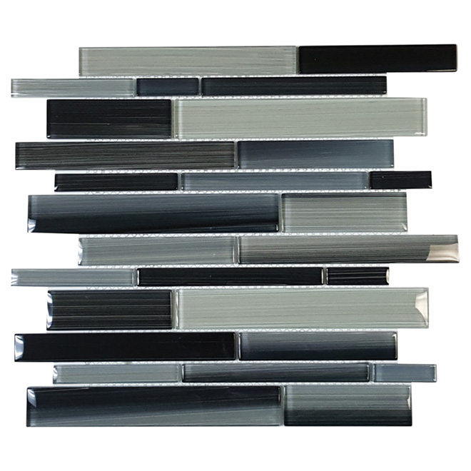 Mono Serra Skyline Mosaic Glass Tile 12 X 5 Box Gl 662 Mono Serra Skyline Mosaic Glass Tile 12 X 5 Box Gl 662 Réno Dépôt