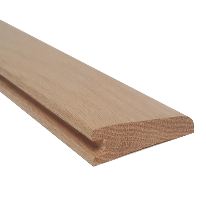 Moulure de plancher réductrice Mono Serra, brute, prête à teindre, chêne
