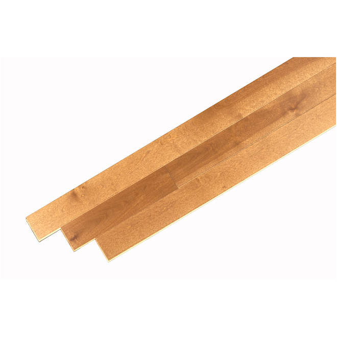Plancher de bois franc Érable Brun Mono Serra, 3,25 po x 0,75 po, 20 pi²