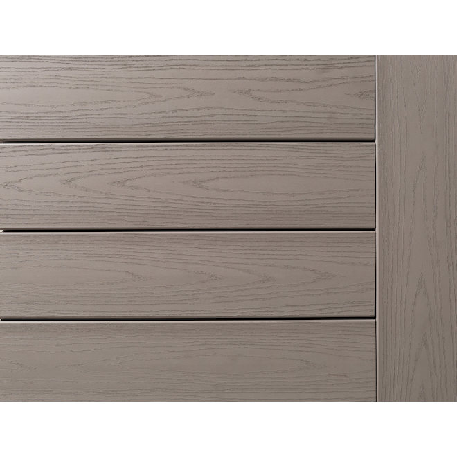 Solive de rive TimberTech Azek Slate Gray, 12 pi L x 11 3/4 po l