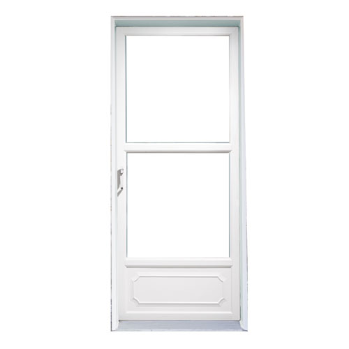 Aluminart Storm Door White Aluminum 33in W x 80in H 2NA66WHN