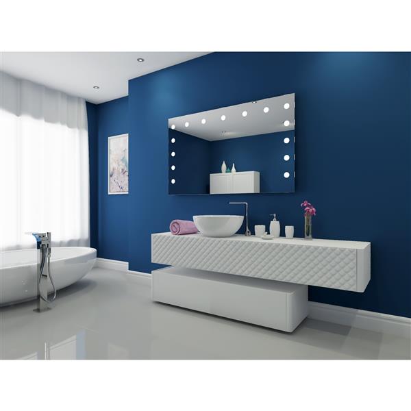 Paris Mirror 60 In X 36 6000k 24v Led Lighting X 36 In 6000k 24v Led Lighting Mirror