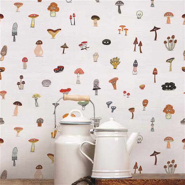 Mushroom wallpaper  Etsy in 2023  Mushroom wallpaper Camping decor  Mural wallpaper