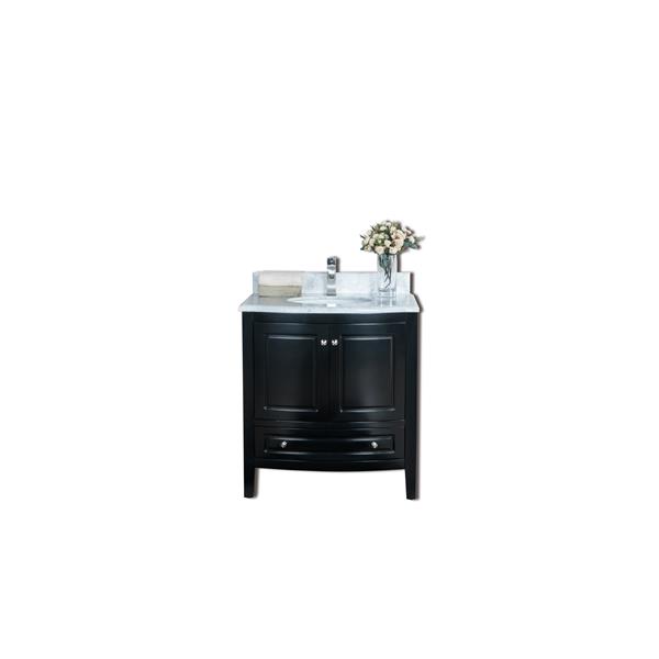 Golden Elite Porto 30 In Brown Vanity With Sink Por30b