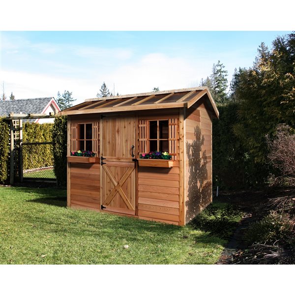 heartland stratford 12 ft x 8 ft wood storage shed