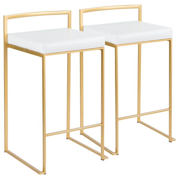 white and gold bar stools canada