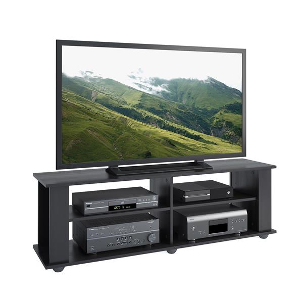 CorLiving CorLiving FS-3580 Fillmore Ravenwood Black TV Stand for TVs Up to 68