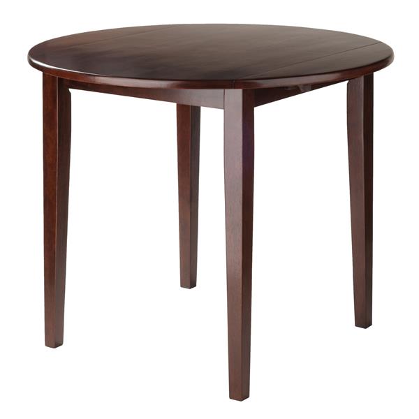 Table de salle à manger rectangulaire avec rallonge Felicity de HomeTrend,  bois de placage, gris foncé 5229-78