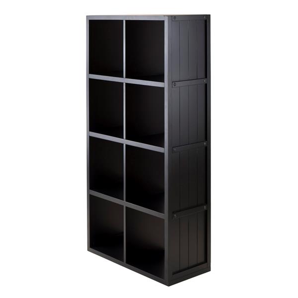 Winsome Wood Timothy 25 63 X 53 11 In, Winsome Terry Folding Bookcase