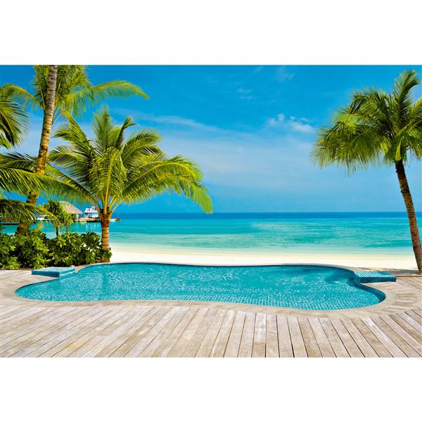 Brewster Wallcovering Pool Wall Mural - 100" x 144"