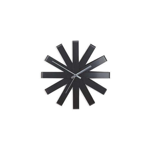 Umbra 12-in Black Ribbon Wall Clock 118070-040 Réno-Dépôt