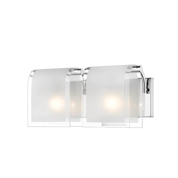 Z Lite Zephyr Chrome 2 Light Vanity Light 169 2v Reno Depot