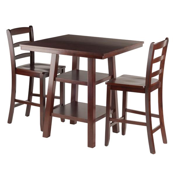 winsome 3 piece dining set