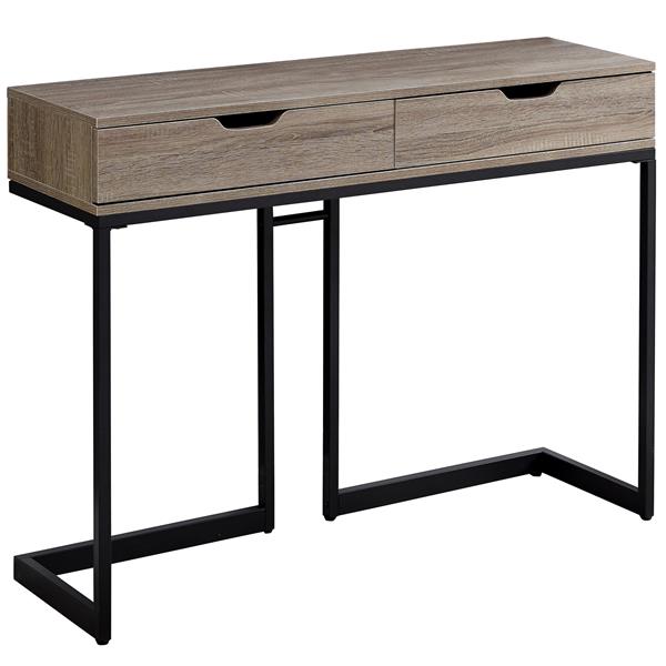 Table d'appoint Monarch, 41,75" x 32", composite, taupe