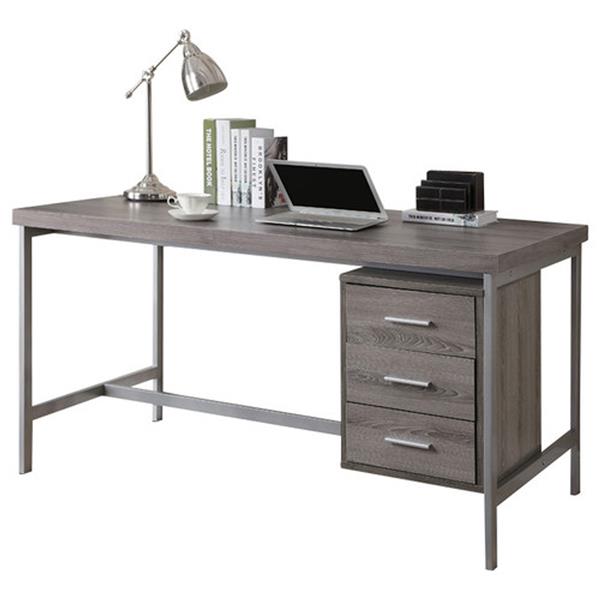 Monarch Specialties Monarch 60 In X 31 In Dark Taupe Office Desk