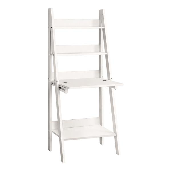 Monarch Specialties Monarch 25 5 In X 61 In White Ladder Style