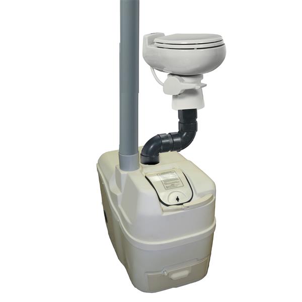 Toilette à compost blanche électrique grande capacité Sun-Mar CSEL-01001W
