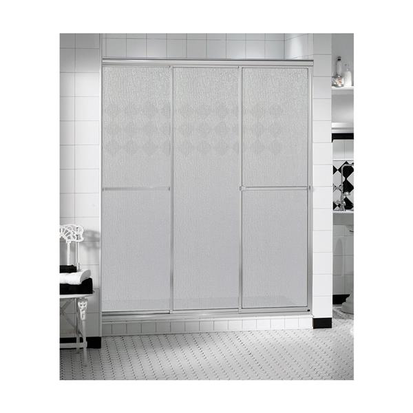 Maax Tripleplus 34 36 In X 69 In Shower Door In Polished Chrome