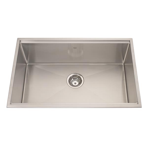 Kindred Designer Series 28 5 In X 18 5 In Single Topmount Kitchen Sink   330056072 MainImage 001 L 