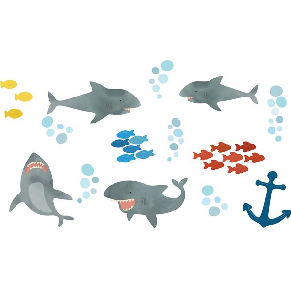WallPops Shark Attack Wall Art Kit