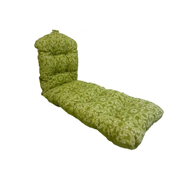 Bozanto 70-in Green Floral Reversible Outdoor Lounge Cushion