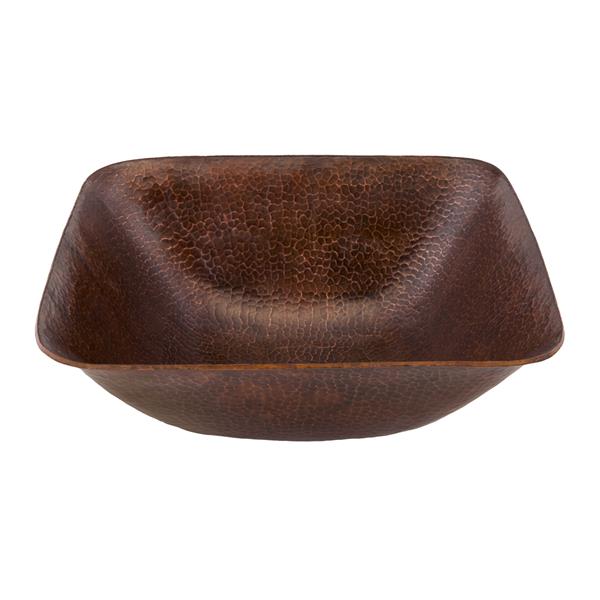 Premier Copper Products Square Vessel Copper Sink 14 5 Inx 14 5 In   330063709 MainImage 001 L 