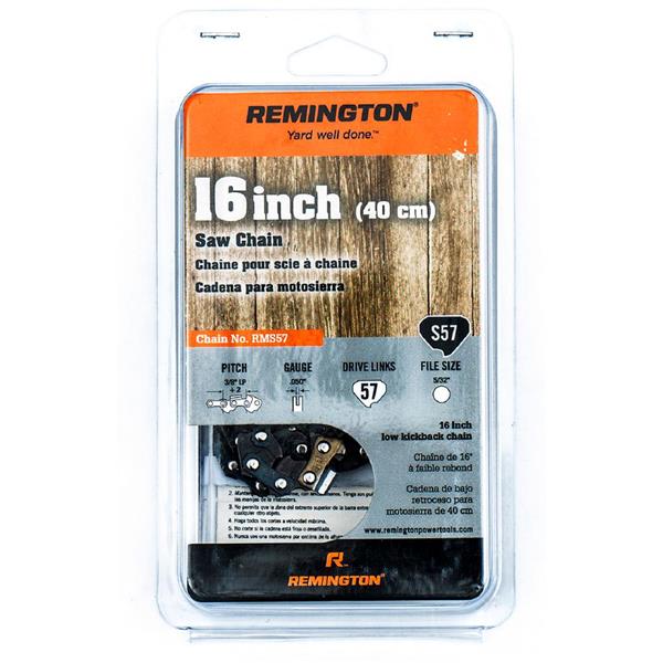 Remington 16in 57 Drive Links Chainsaw Chain 490700R067 RénoDépôt