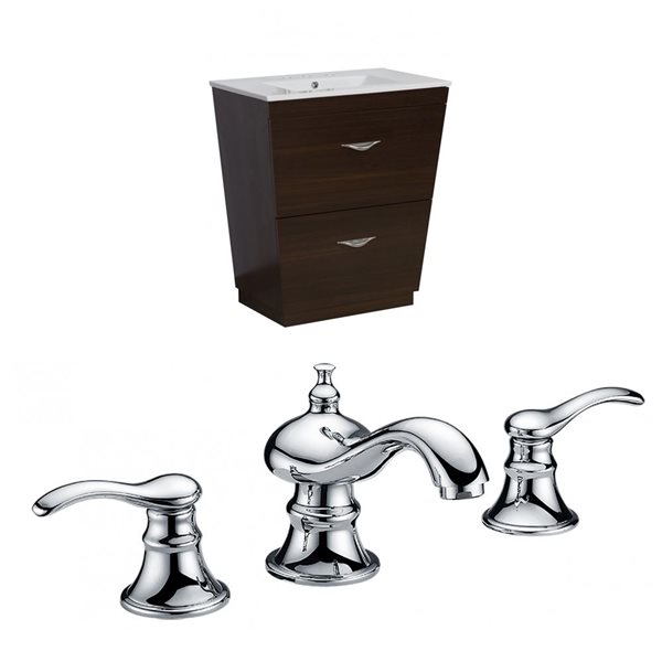 Single Sink Brown Bathroom Vanity Set, 21 Bathroom Vanity Set