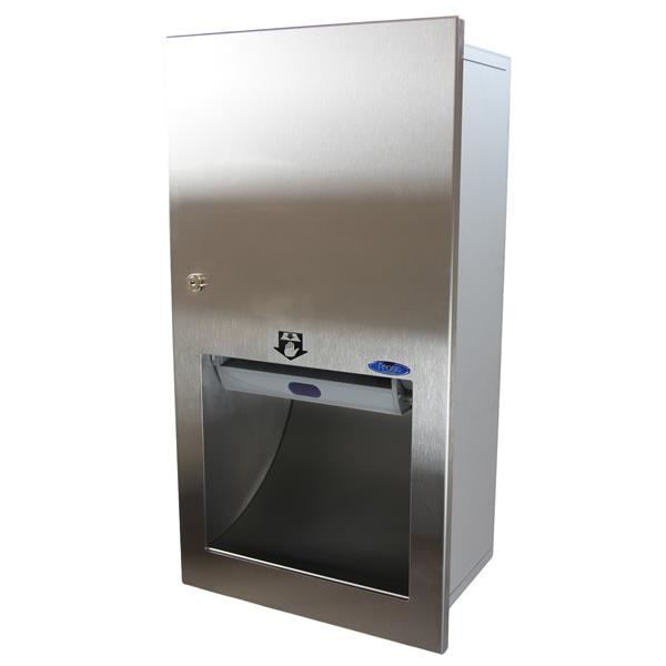Frost Semi-Recessed Automatic Paper Towel Dispenser - Stainless