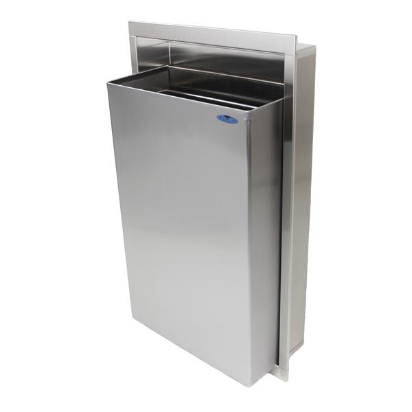 Frost Wall Mounted Waste Receptacle Stainless Steel 330 RénoDépôt