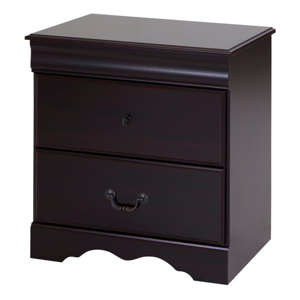 dark mahogany nightstand