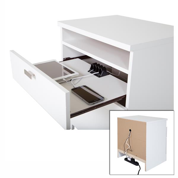 reevo 2 drawer nightstand