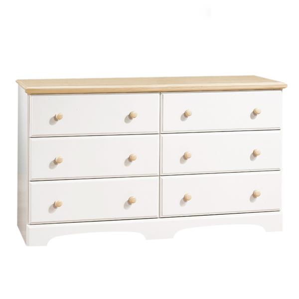 Drawer Double Dresser White, All White Dresser