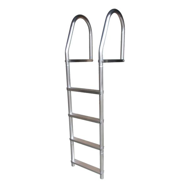 Dock Edge ECO Weld Free Dock Ladder - 4 Steps - Aluminum - Gray