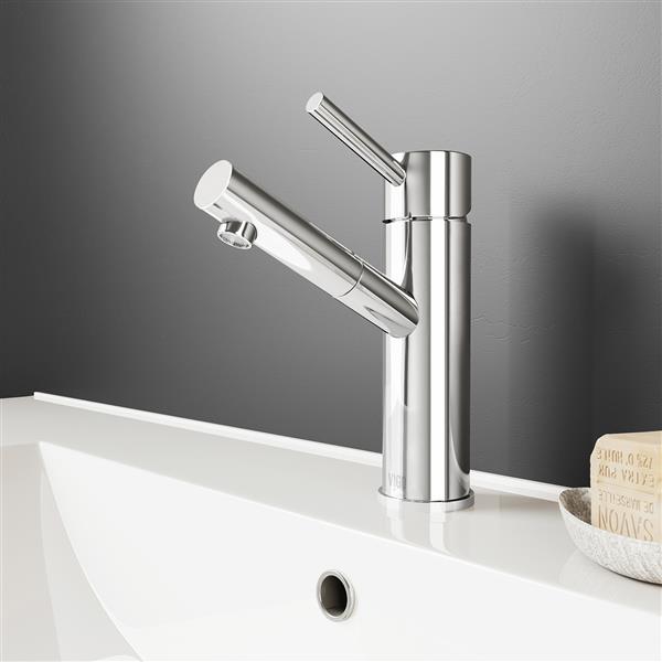 Vigo Norma Single Hole Bathroom Faucet Chrome Vg01009ch Reno Depot