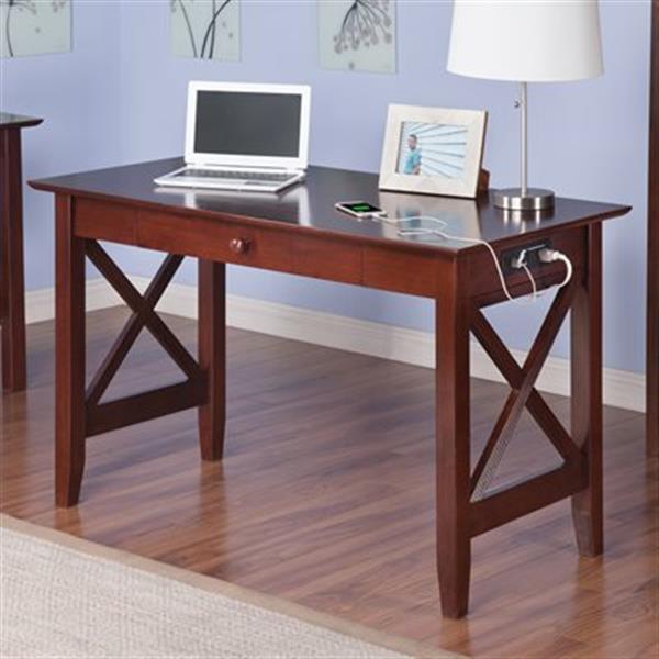 Lexi desk with drawer and deals charger