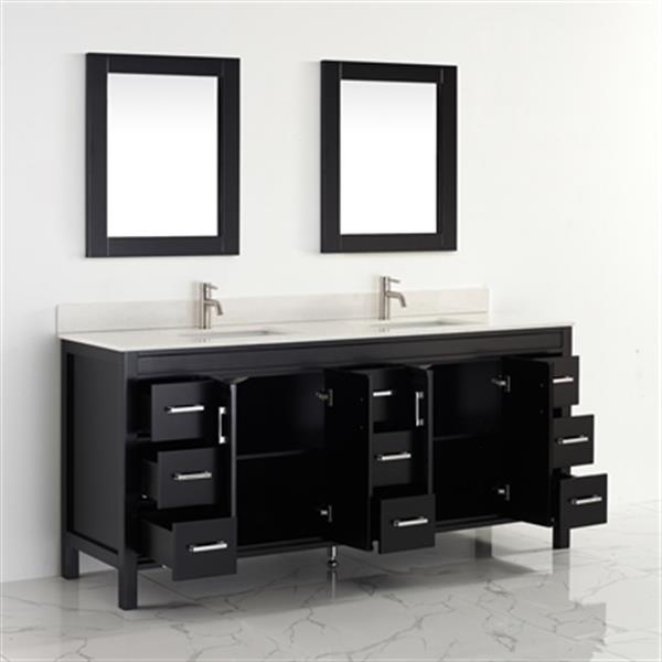Spa Bathe Cora Bathroom Vanity - 2 Sinks - 75