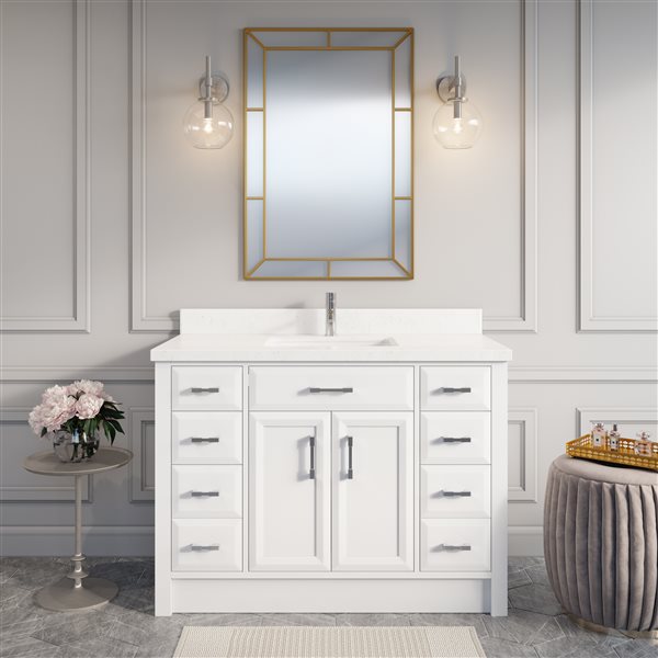 Single Sink Bathroom Vanity, Spa Bathroom Vanity