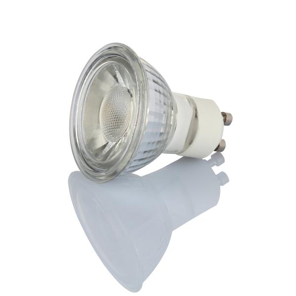 TorontoLed Glass LED COB GU10 Bulb - 10 PK -  Clear